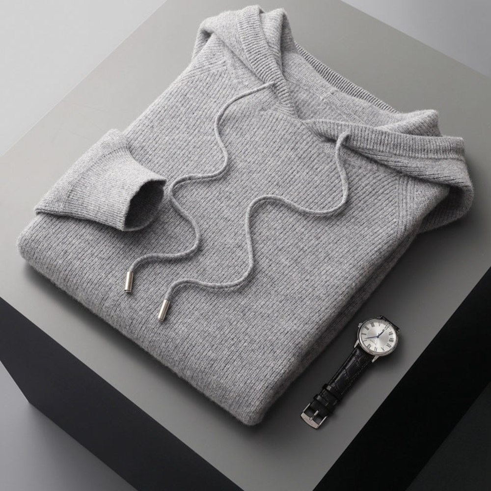 Arezzo Kapuzenpullover aus Merinowolle