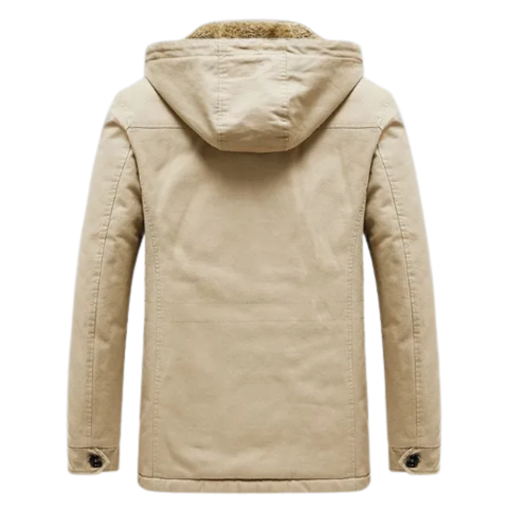Elegante wattierte Premium-Winterjacke