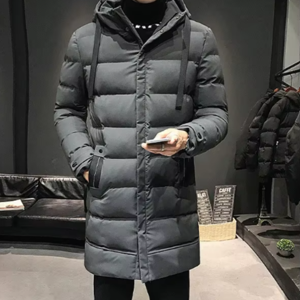 Lange Winterjacke für Männer