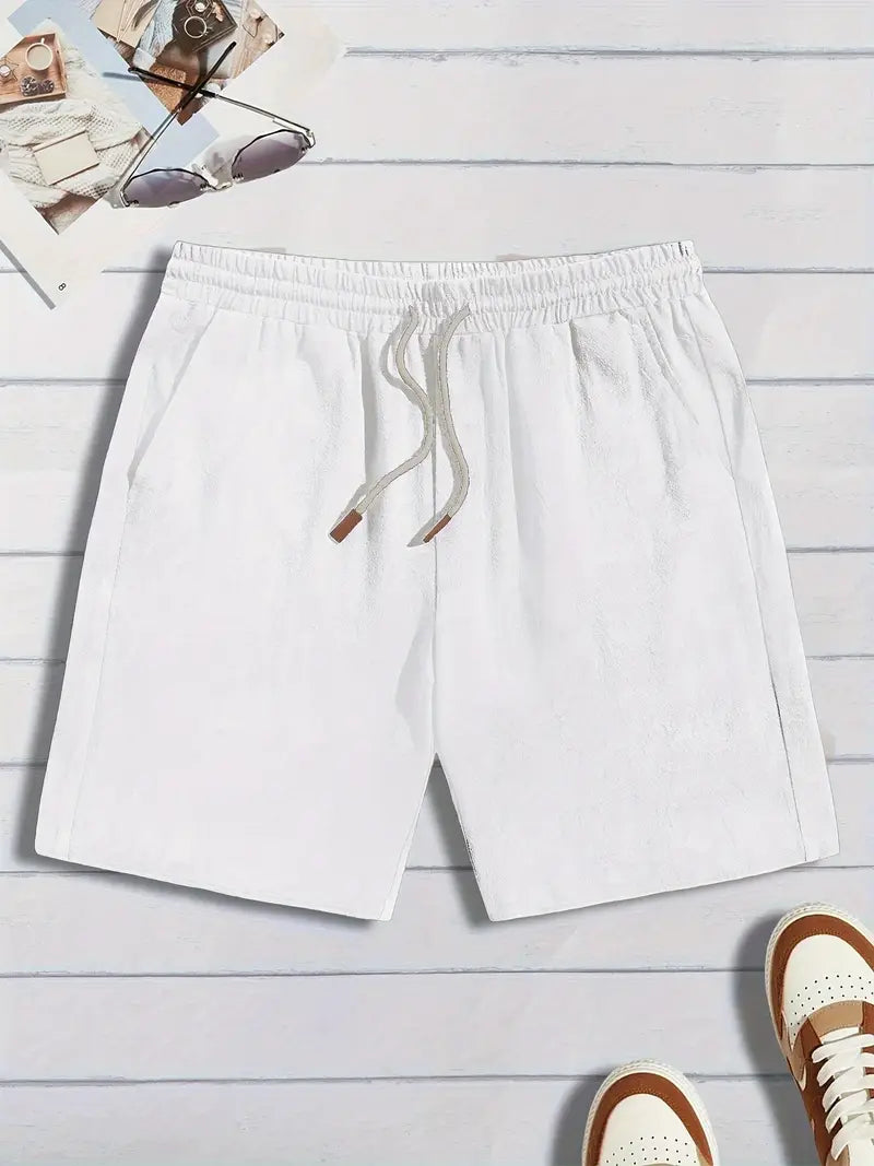 Lässige Leinen-Shorts