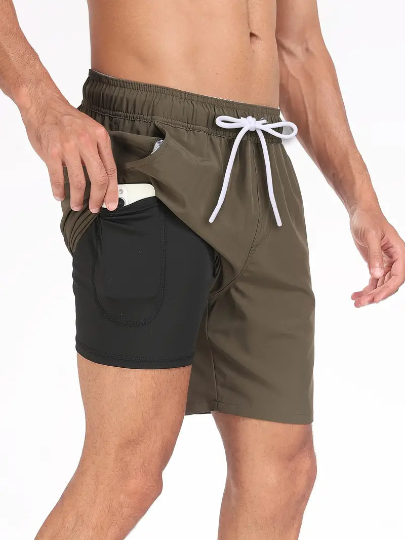 Badeshorts mit Taschen