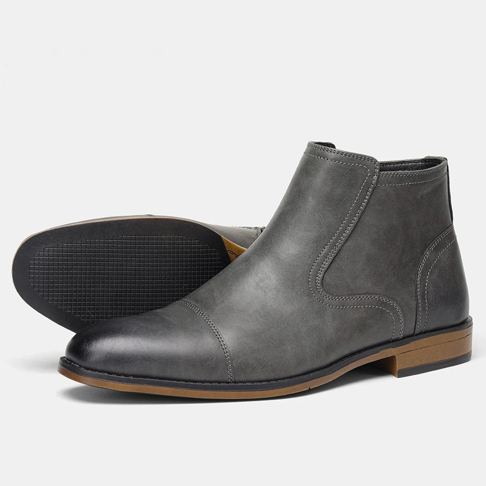 Chelsea-Stiefel aus Leder
