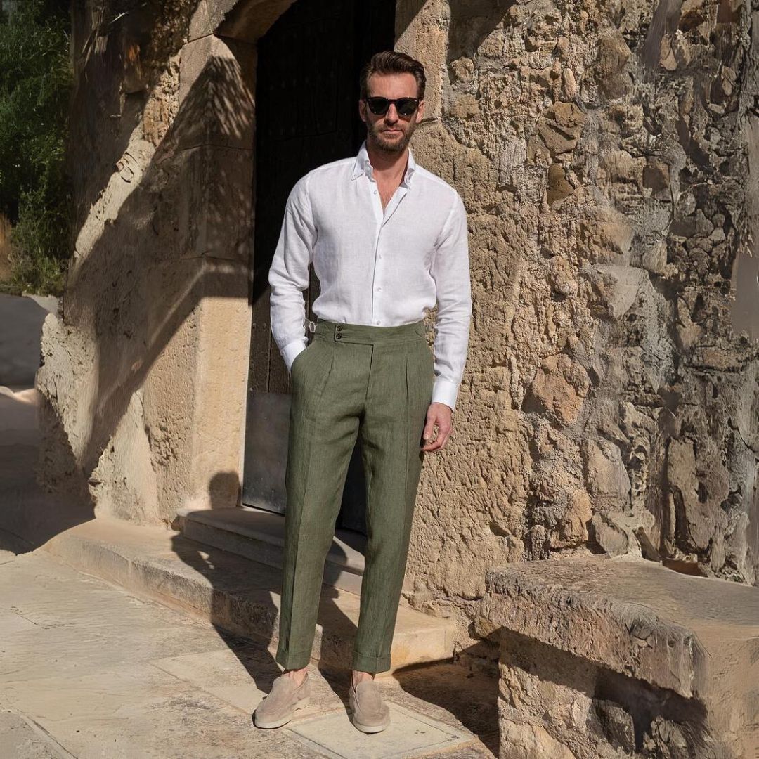 Gold Coast Leinen Pantalon