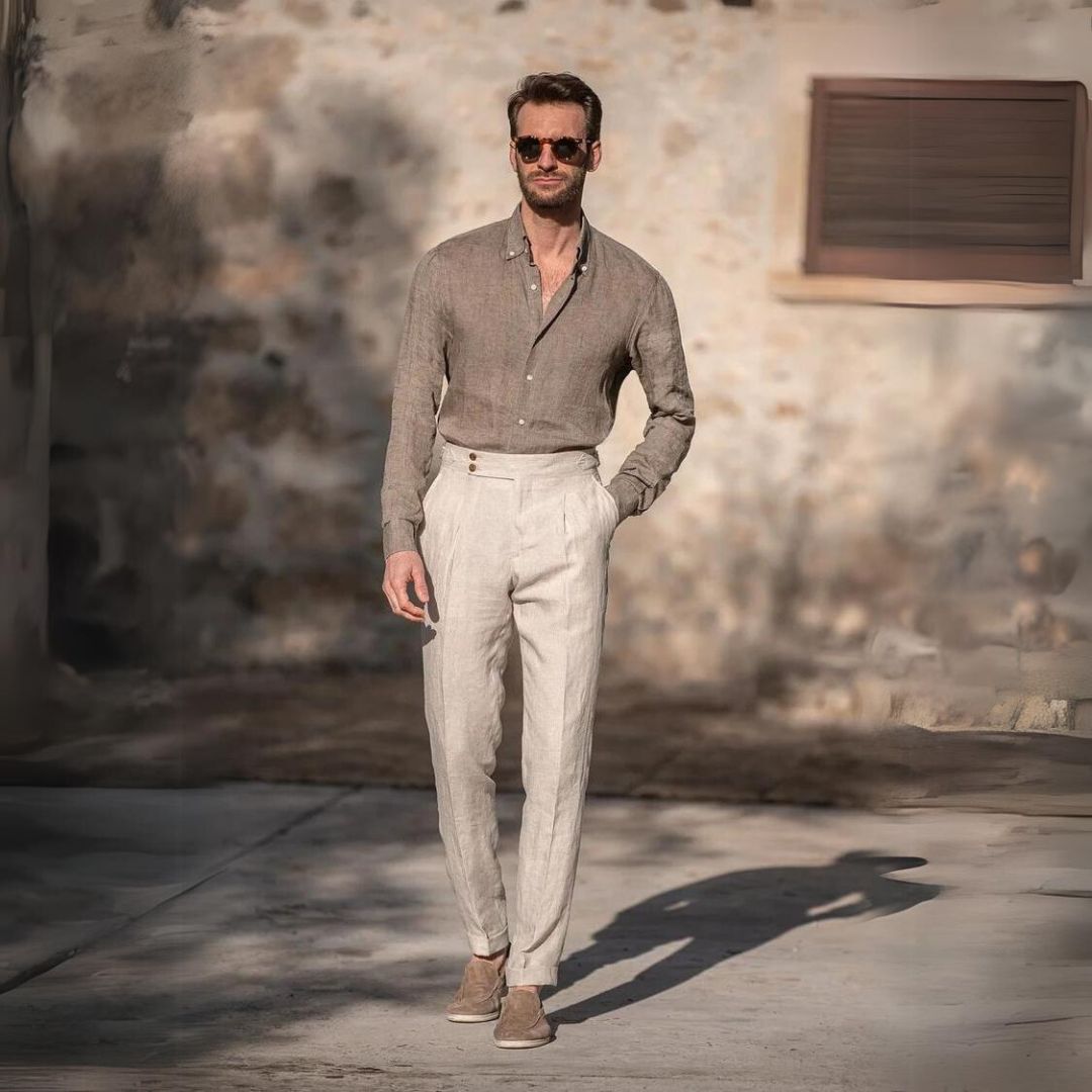 Gold Coast Leinen Pantalon