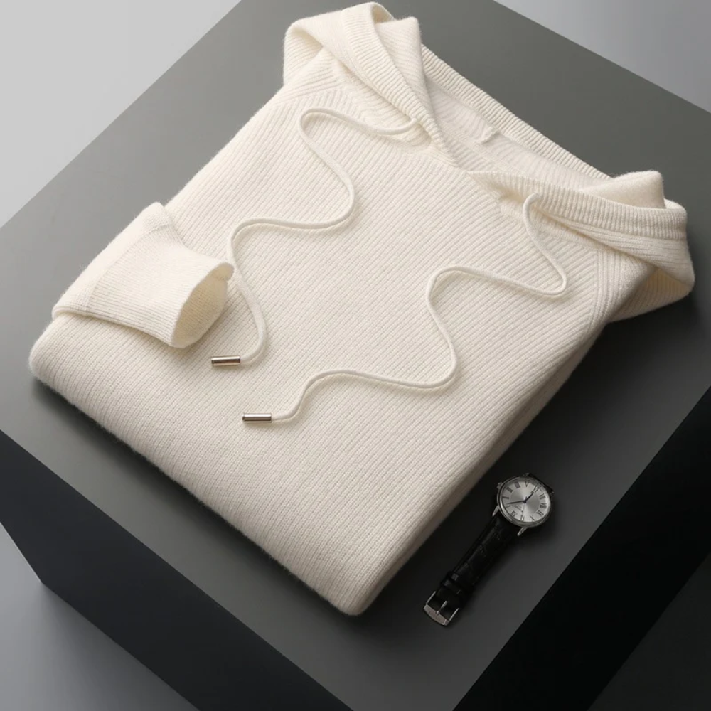 Arezzo Kapuzenpullover aus Merinowolle