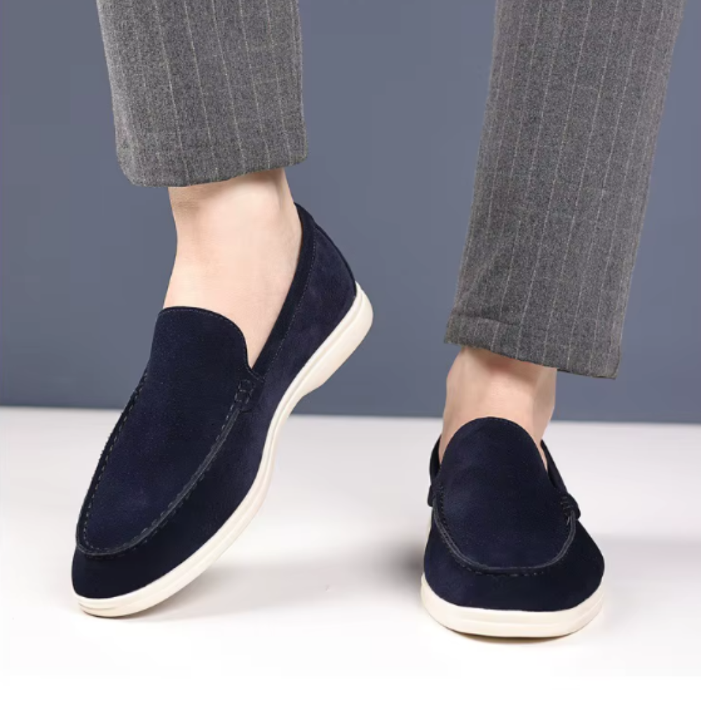 Klassische Wildleder-Loafer
