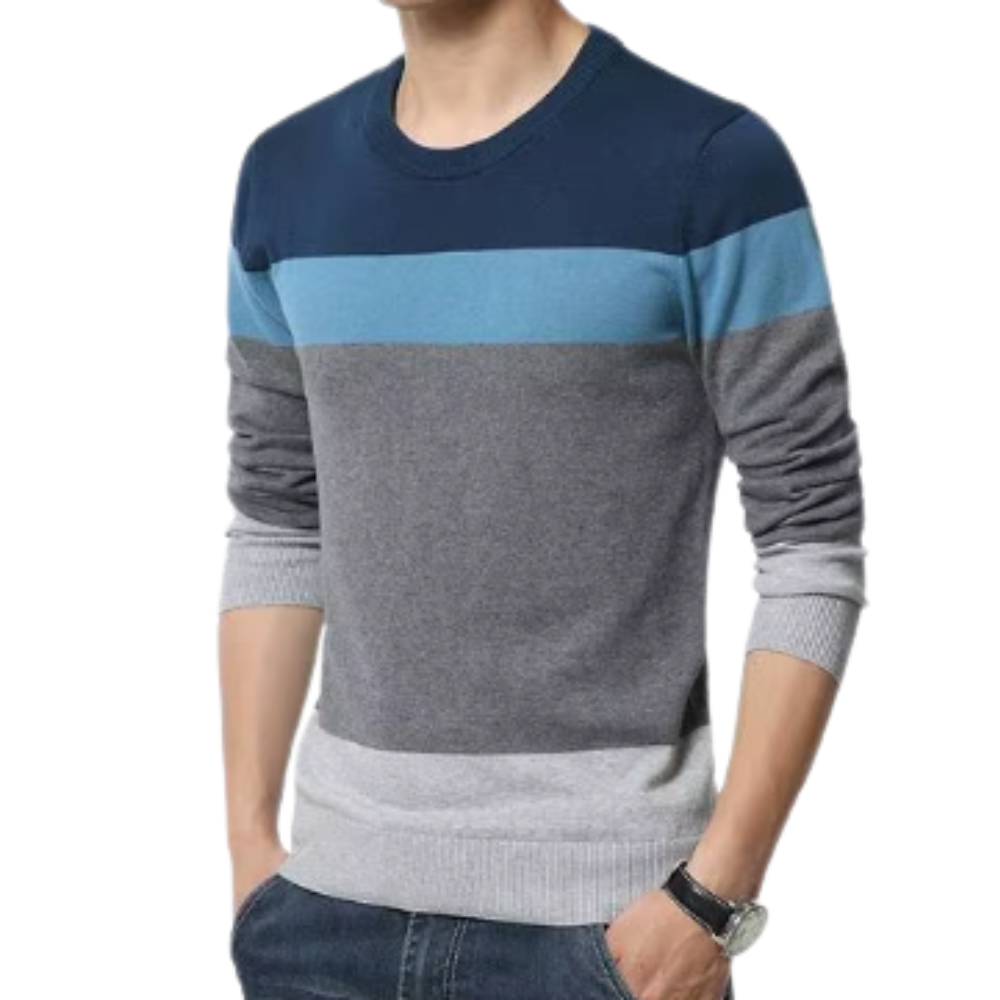 Lässiger Herrenpullover aus Baumwolle