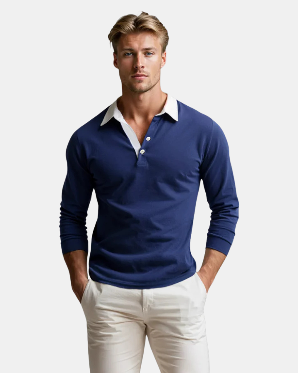 Adrian Casual Polo Pullover