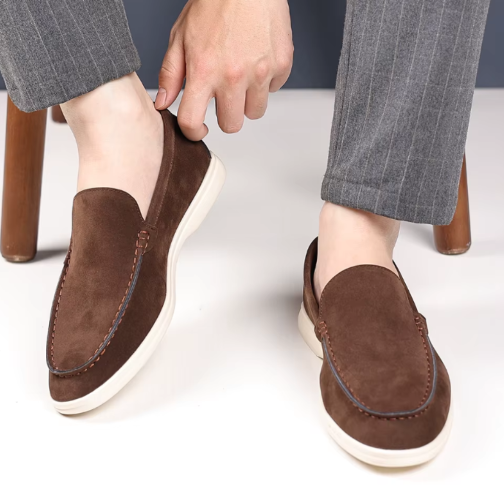 Luxuriöse Wildleder-Loafer