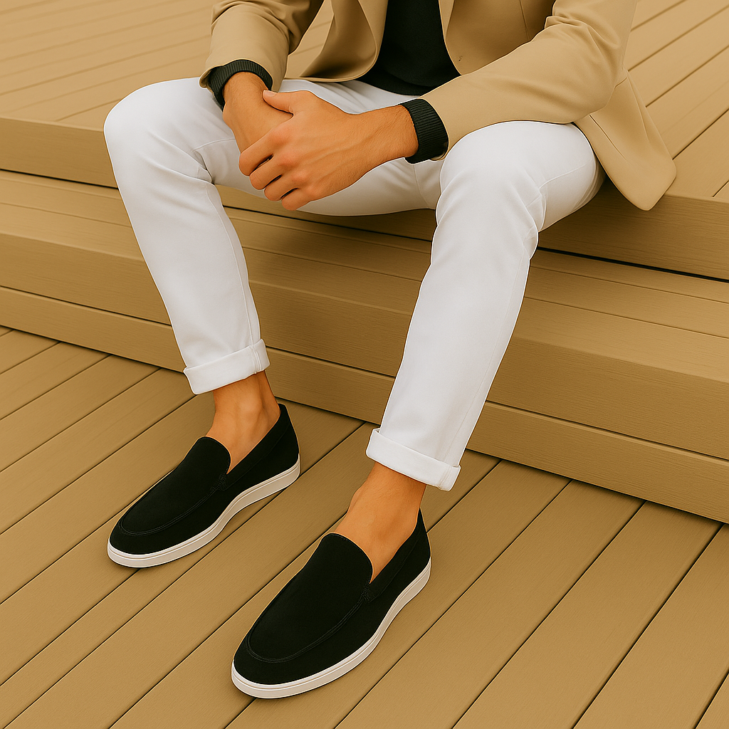 Elegante Loafers aus Wildleder