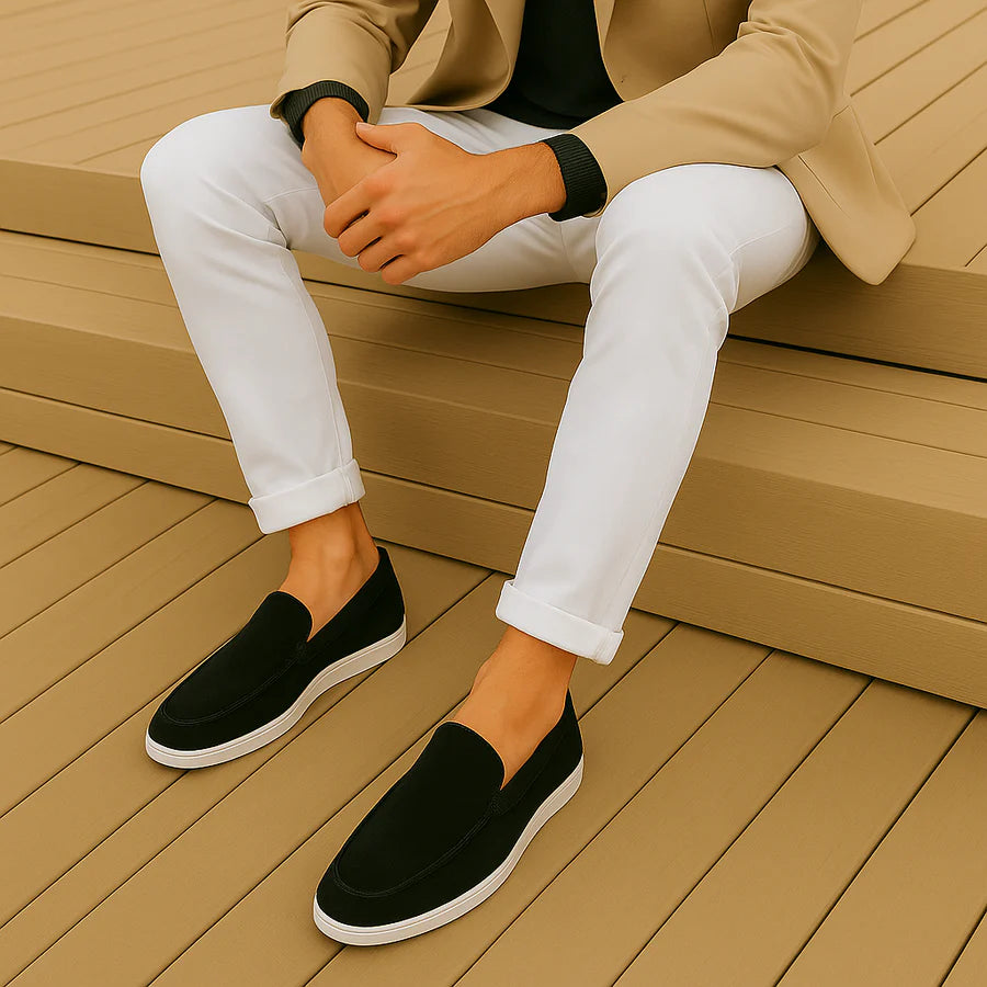 Lässige Wildleder-Loafer