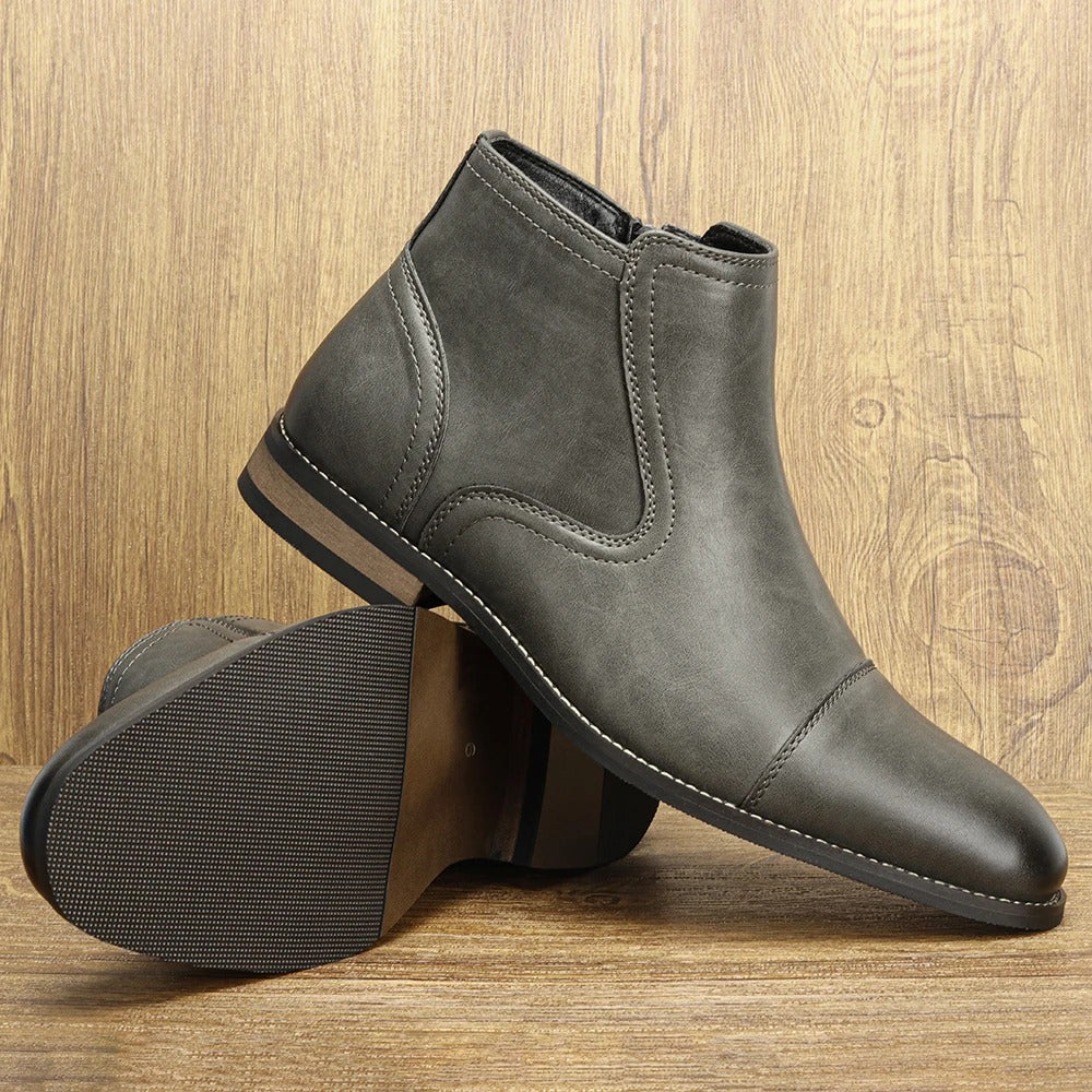 Chelsea-Stiefel aus Leder