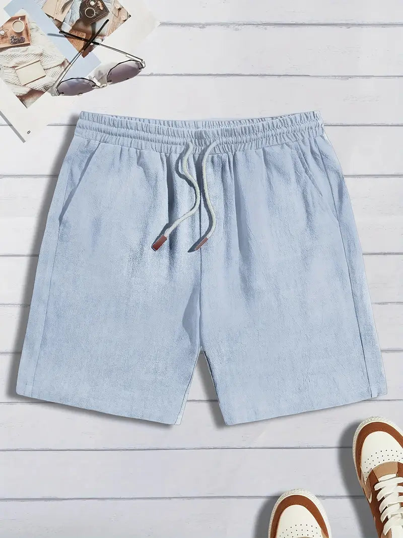 Lässige Leinen-Shorts