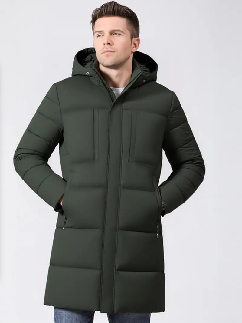Lange Winterjacke