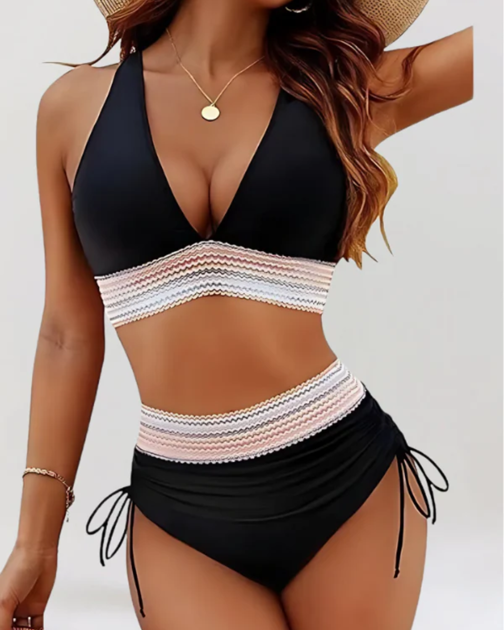 Bauchbedeckter Bikini
