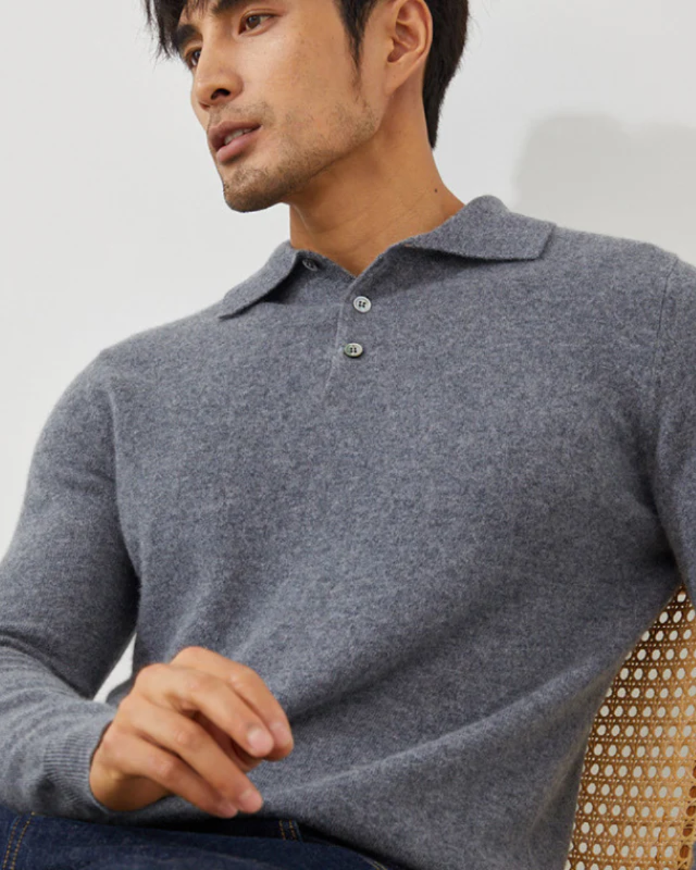 Ponza Kaschmir-Polopullover