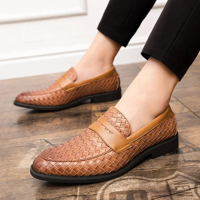 Elegante gewebte Loafers