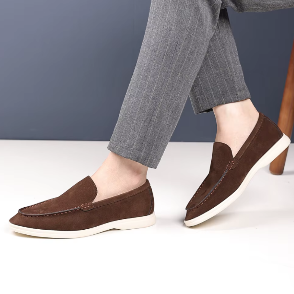 Luxuriöse Wildleder-Loafer