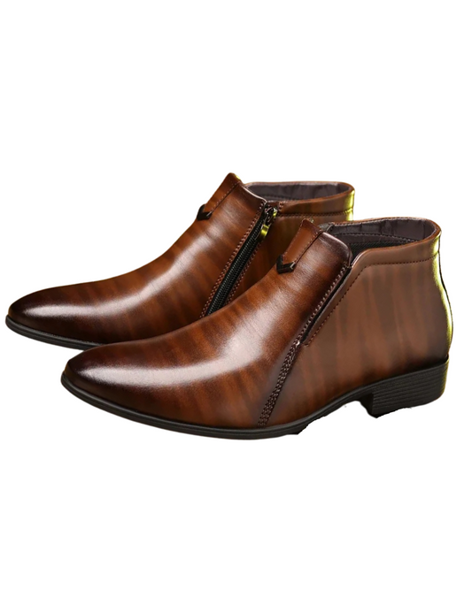 Beckett Lederstiefel mit Reissverschluss
