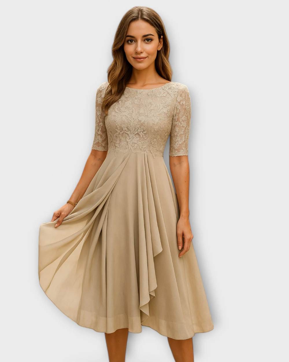 Schickes Frauenkleid