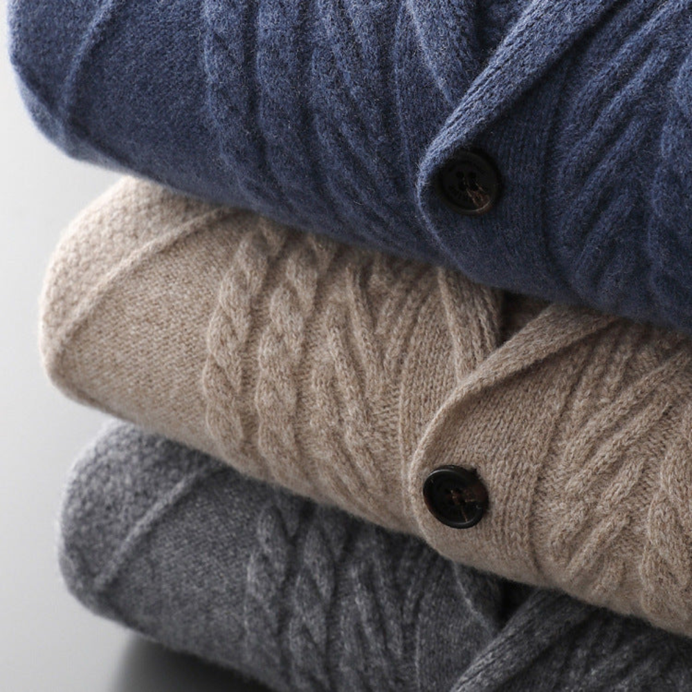 Savoca Strickjacke aus Merinowolle