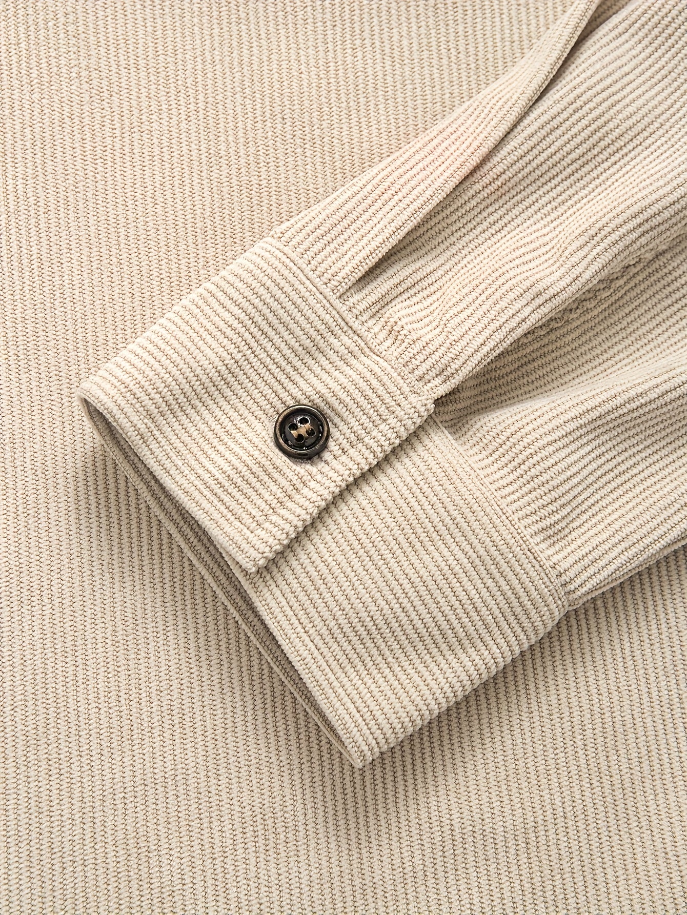 Lässige Cord-Strickjacke