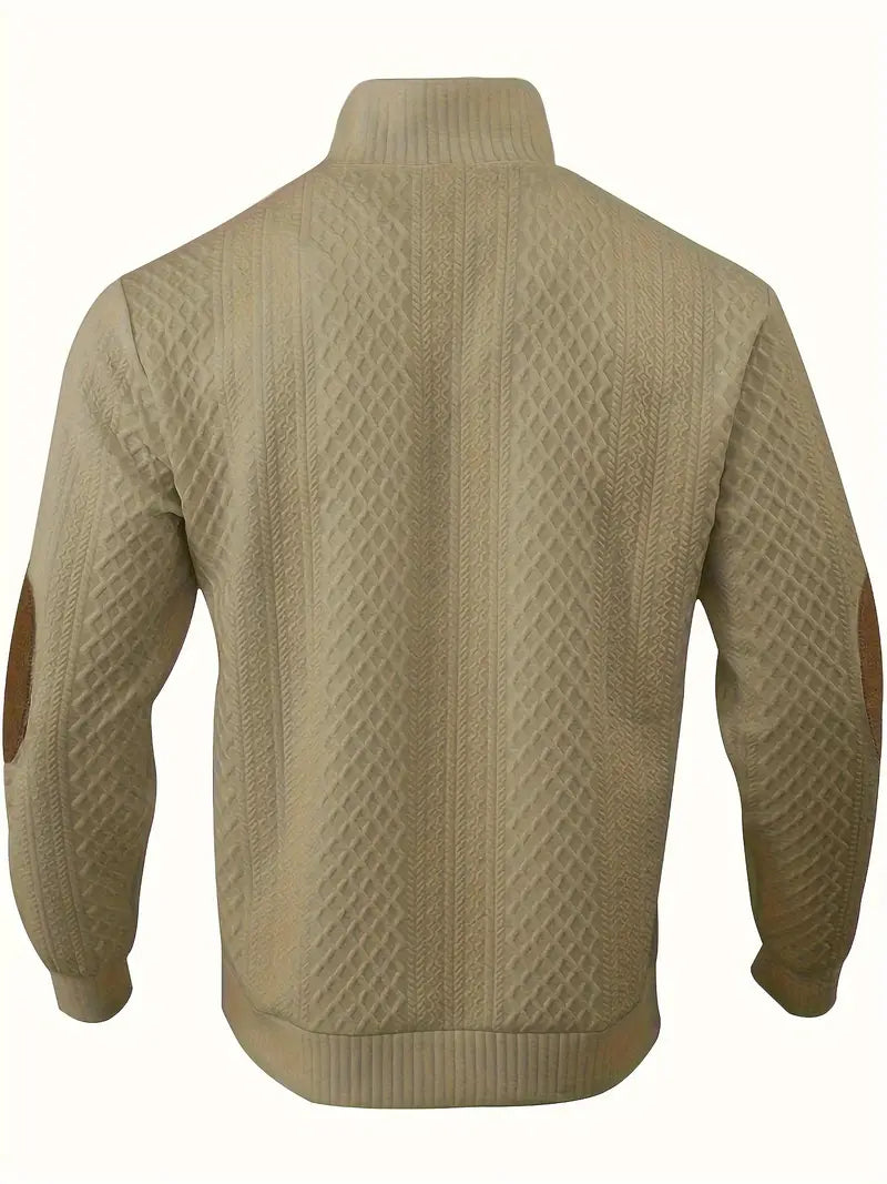 Eleganter Knopf-Pullover