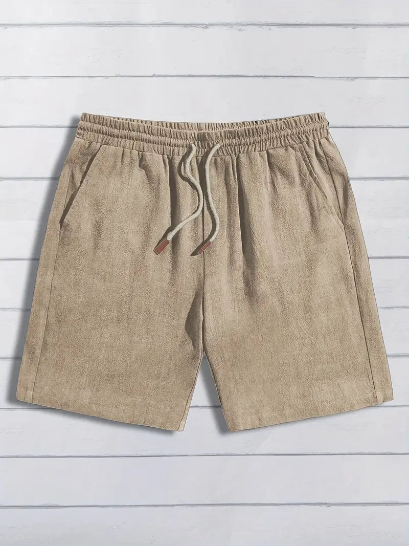 Lässige Leinen-Shorts