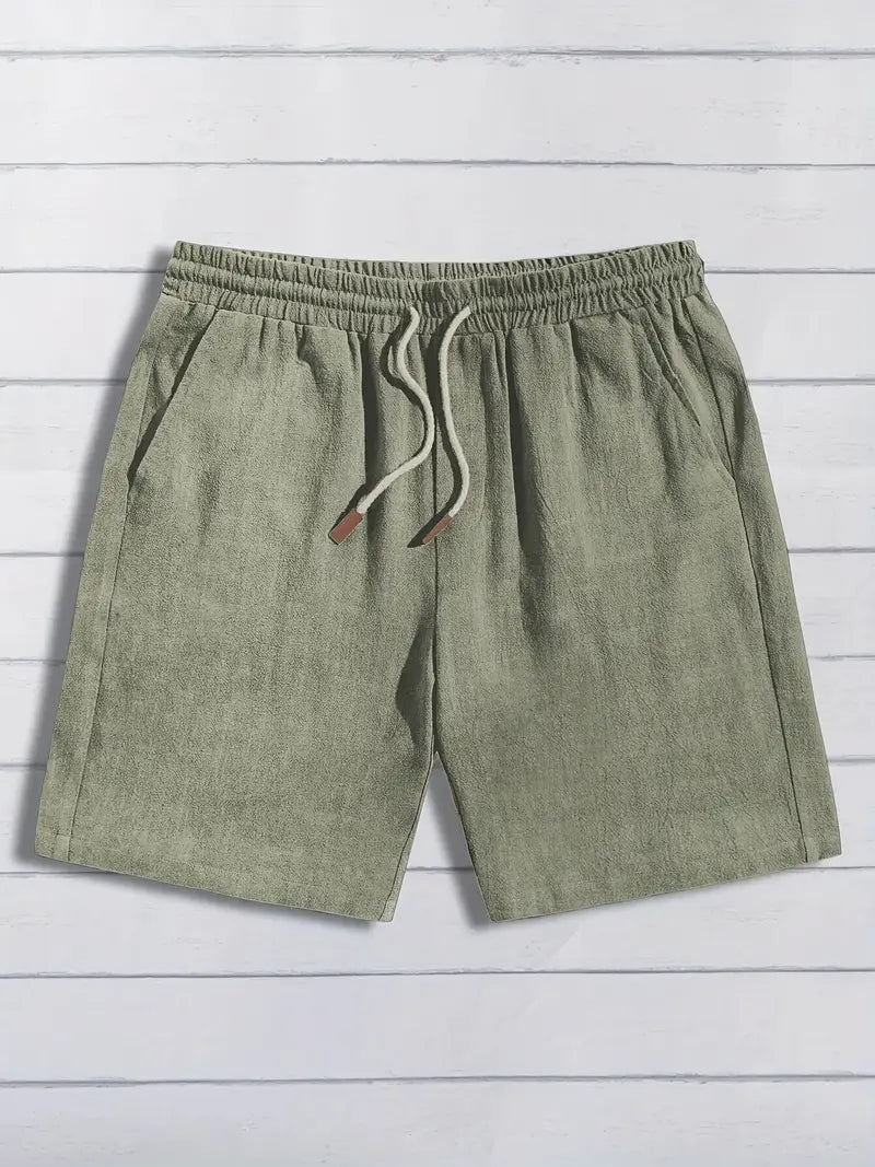 Lässige Leinen-Shorts