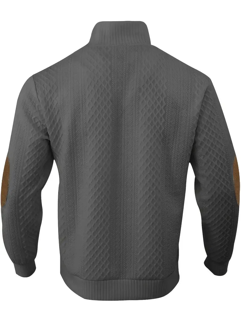 Eleganter Knopf-Pullover
