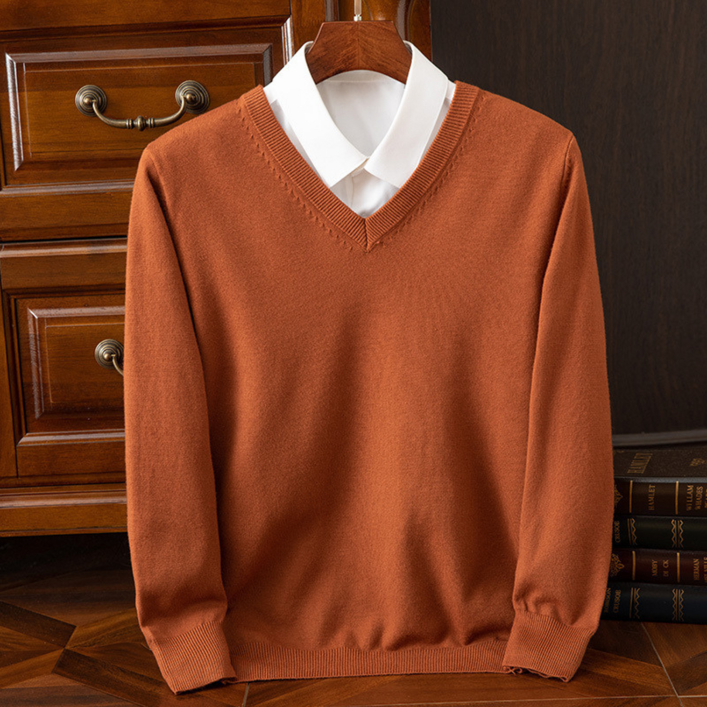 Schicker Pullover mit V-Ausschnitt