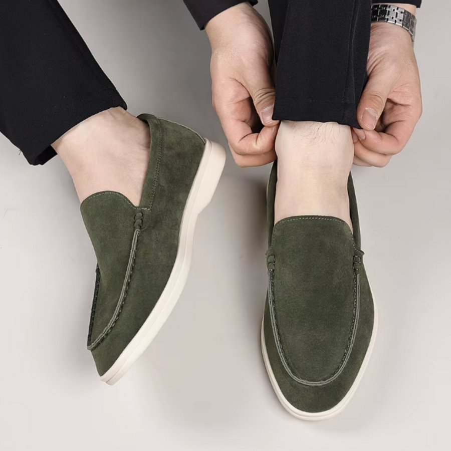 Klassische Wildleder-Loafer