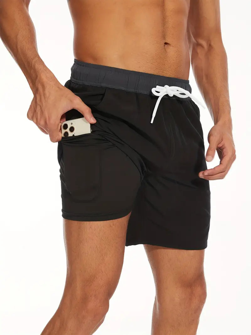 Badeshorts mit Taschen