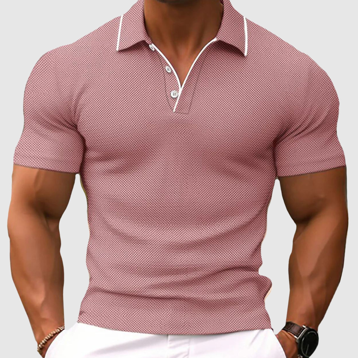 Muskelfit-Poloshirt
