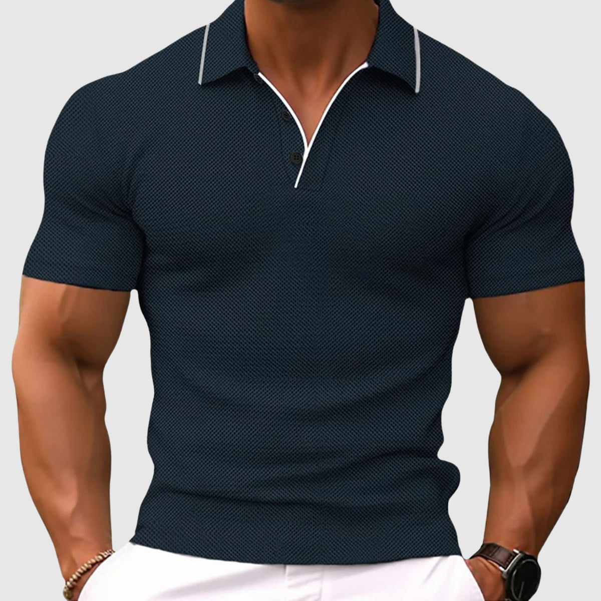 Muskelfit-Poloshirt