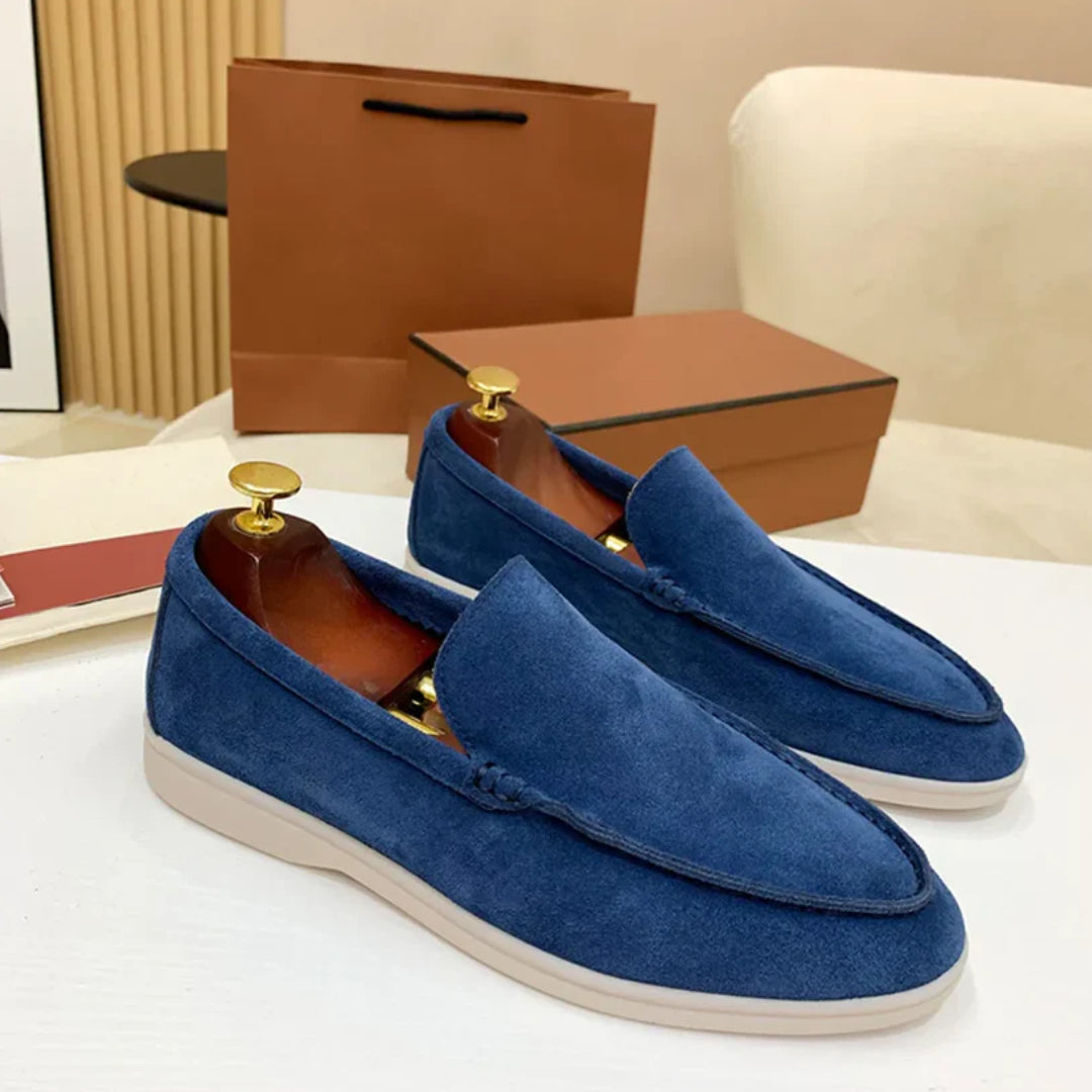 Klassische Wildleder-Loafer