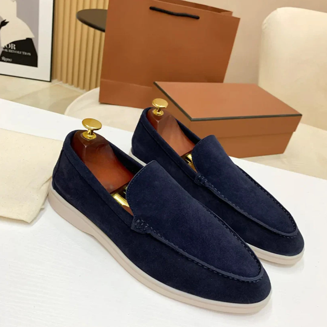 Klassische Wildleder-Loafer