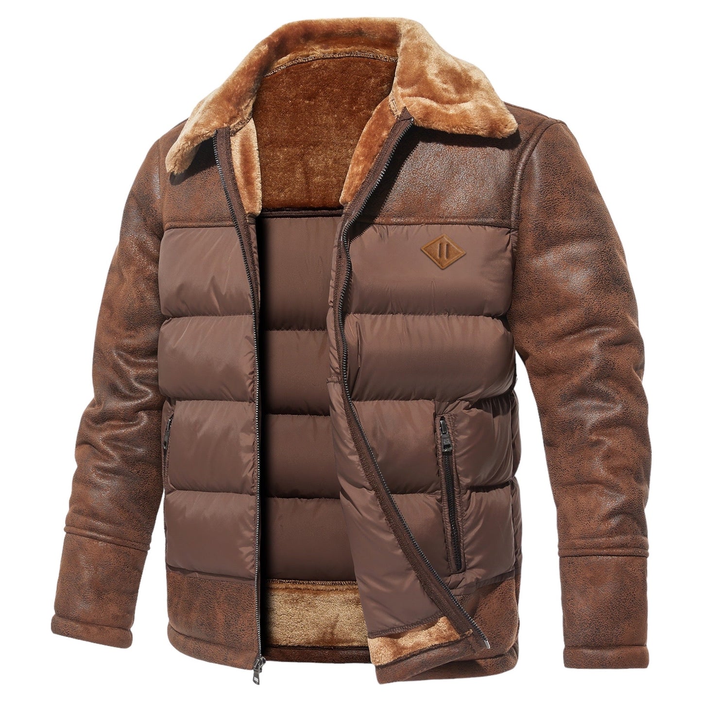 Elegante Jacke mit Fleece-Futter