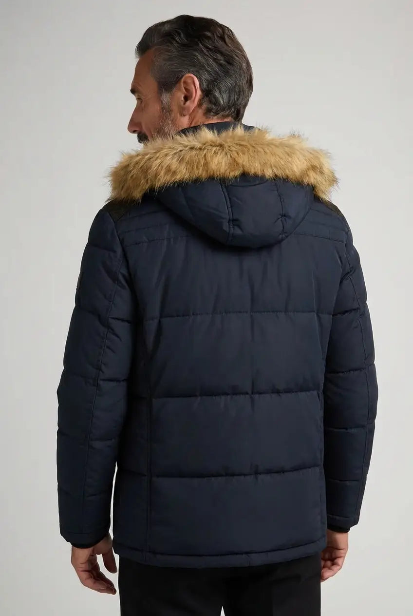 Givalli - Elegante wattierte Fleece-Winterjacke