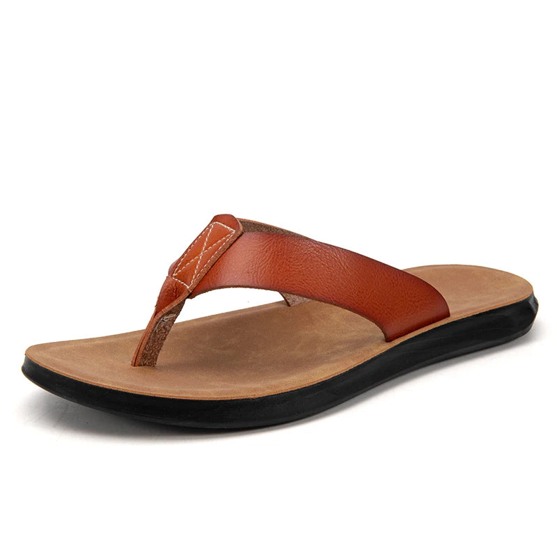 Freizeit-Sandalen aus Leder