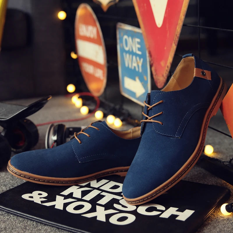 Oxford Wildleder Business Schuhe