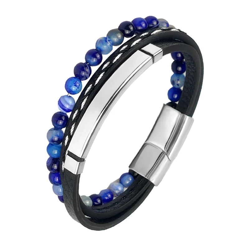 Luxus Stahlarmband für Männer