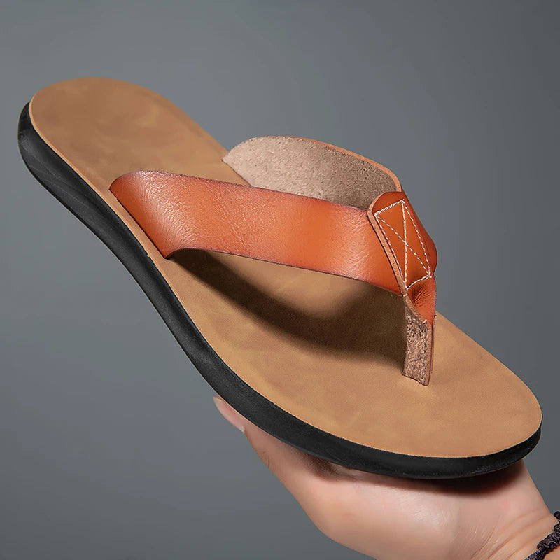 Freizeit-Sandalen aus Leder
