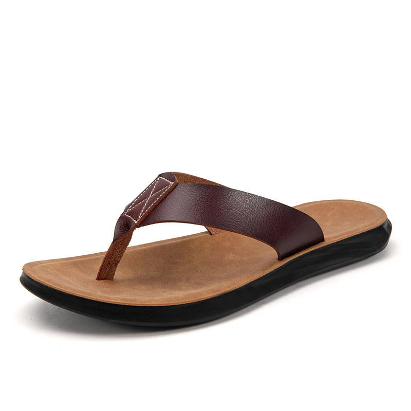Freizeit-Sandalen aus Leder