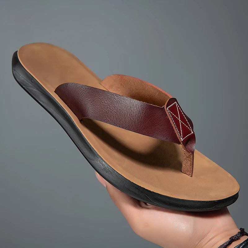 Freizeit-Sandalen aus Leder