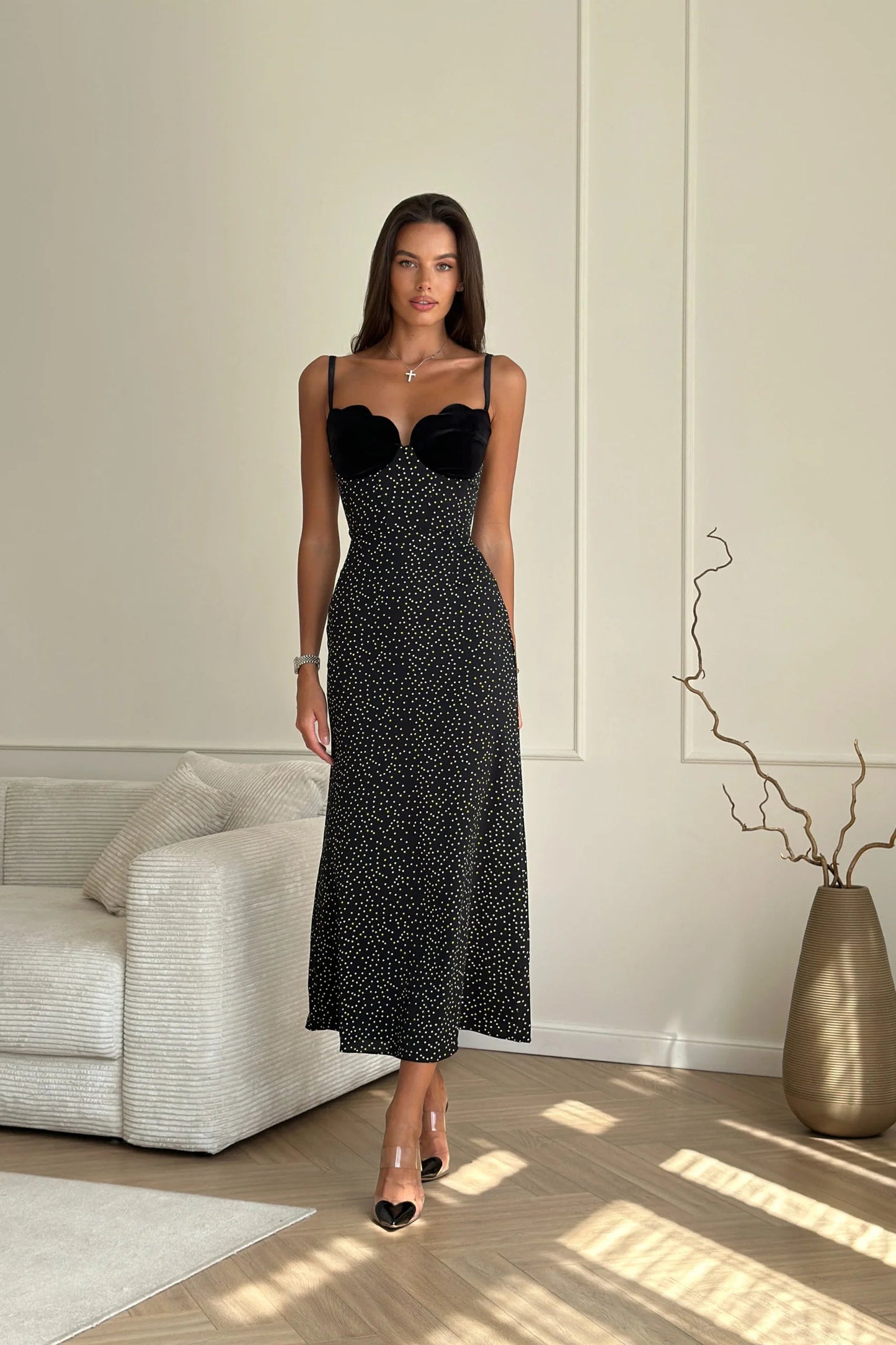 Schickes Frauenkleid