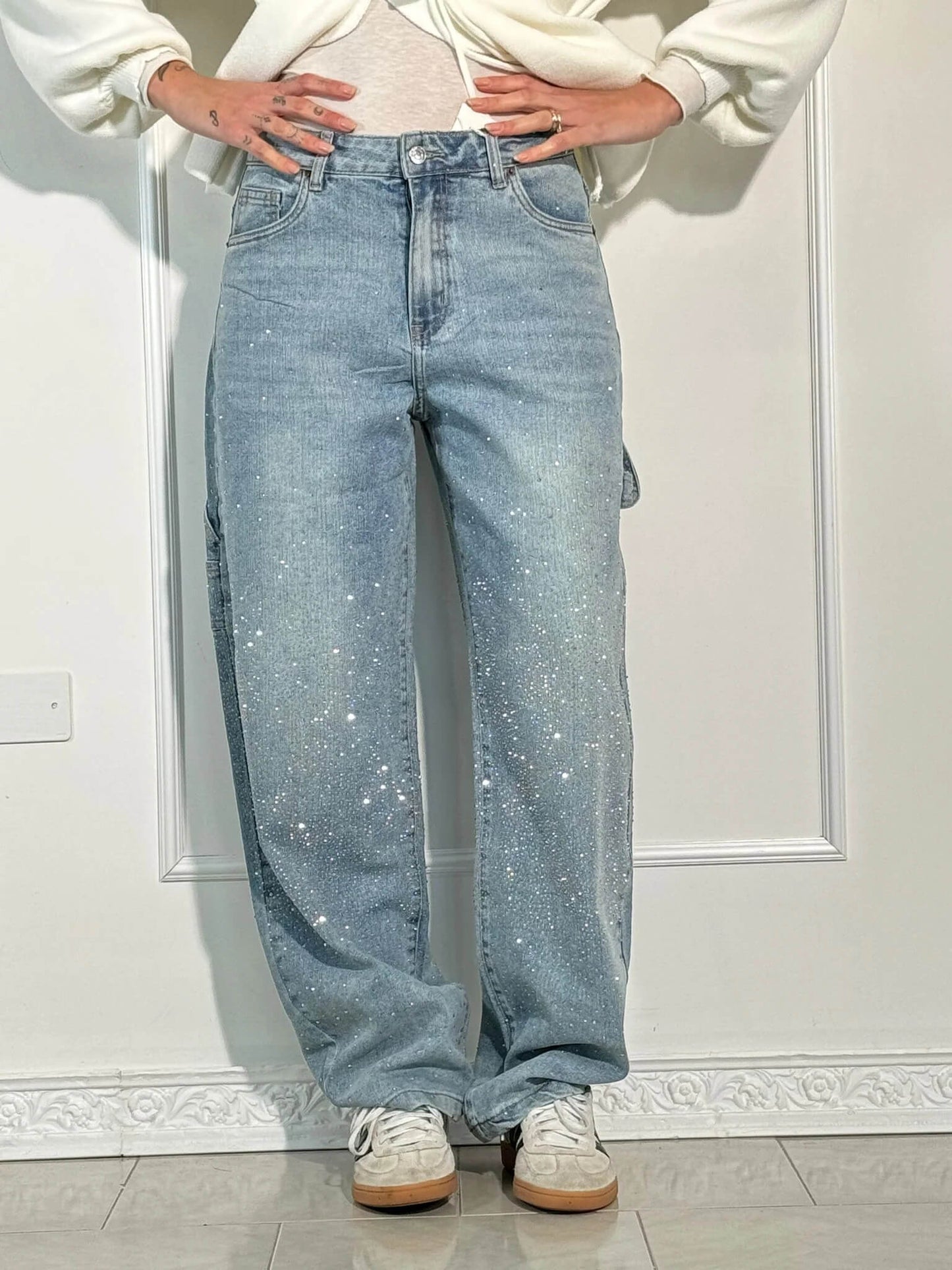 Elegante Jeans mit Glamour