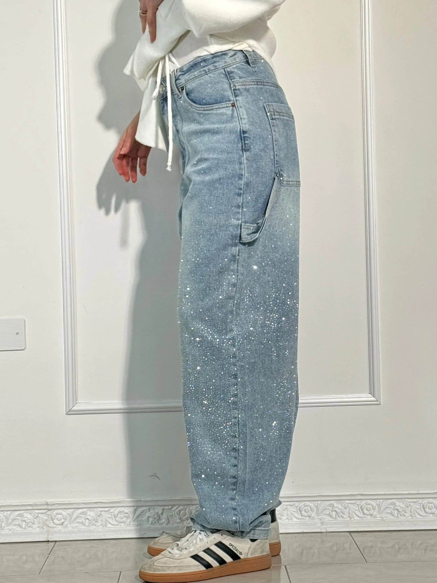 Elegante Jeans mit Glamour