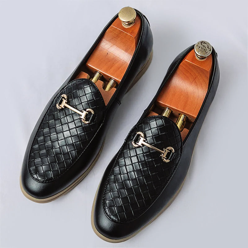 Schicke Leder Herren Loafers