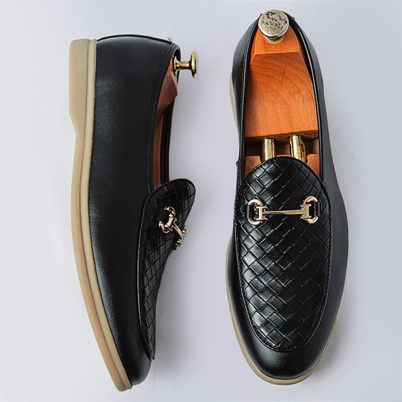Schicke Leder Herren Loafers